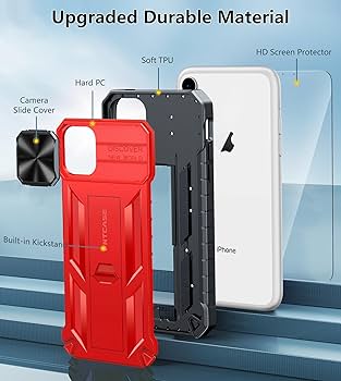 Amazon.com: FNTCASE for iPhone XR Phone Case: Rugged iPhone